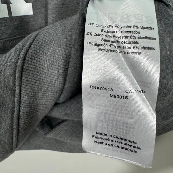 Motherhood Maternity Women’s Size Medium Gray Love At First Kick Graphic Hoodie - Picture 4 of 6